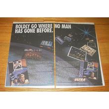 1992 Ultra Star Trek Video Game Ad - Boldly Go where no man has gone before