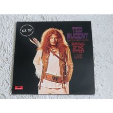 TED NUGENT, SURVIVAL OF THE FITTEST. GATEFOLD DOUBLE VINYL LP.