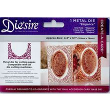 Crafter's Companion DIE'SIRE Create-a-Card Metal Die "ELEGANCE"