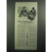 1931 Metropolitan Life Insurance Ad - I Had Pyorrhea