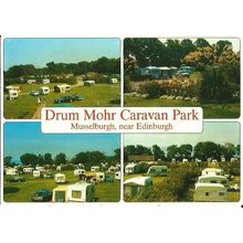 Lothians MUSSELBURGH Drum Mohr Caravan Park Postcard (Whiteholme (8429X)