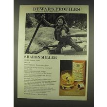 1977 Dewar's White Label Scotch Ad - Sharon Miller