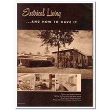 Westinghouse Electric Corp 1951 Vintage Catalog Lighting Wiring Living