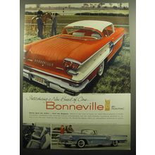 1958 Pontiac Bonneville Sport Coupe Ad - Introducing a new breed of cars