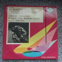 Puccini - La Boheme Highlights (BR3061) 1960 (10")