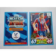 94. Joel Ward - Crystal Palace - Match Attax 2017/18 Football Card EF1