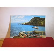 PIER & HILLSBOROUGH HILL, ILFRACOMBE, DEVON unused postcard Colourmaster 1984 =