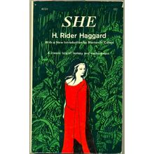 SHE by H. Rider Haggard 1962 Collier Books 1st Edition paperback