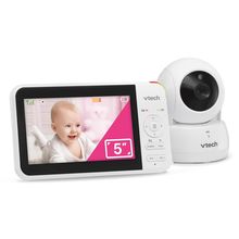 Vtech VM924 Remote Pan-Tilt-Zoom Video Baby Monitor, 5" LCD Screen, up to 17 Hrs