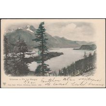Silsersee und Piz La Margna, 1901 - Wehrli AK