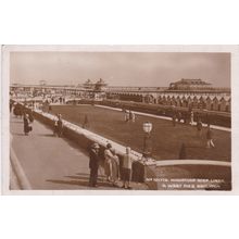 ED 234 BRIGHTON - MINIATURE GOLF LINKS AND WEST PIER . RP POSTCARD