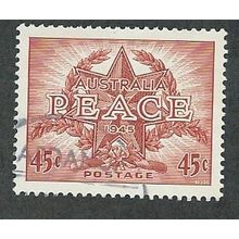 AUS 1995 45c '50TH ANN OF PEACE IN THE PACIFIC FINE USED (EBID47-933)