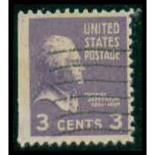 Used 807 3c Thomas Jefferson Fine BPS M08816