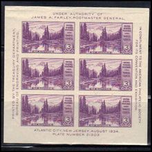 750 3c Mt. Rainier SS Very Fine MNH L00929