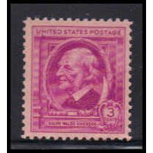861 3c Ralph Emerson Fine MNH KA2335