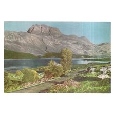 SLIOCH AND THE ROAD BY LOCH MAREE, SCOTLAND unused postcard by J.B.White #