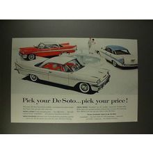 1958 De Soto Firesweep, Firedome, Fireflight Car Ad