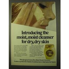 1971 Jergens Extra Dry Skin Facial Cleanser Ad - Moist
