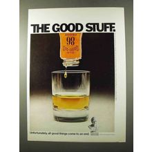 1972 Old Grand Dad Bourbon Ad - The Good Stuff
