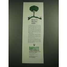 1974 Bartlett Tree Experts Ad - Beauty Begins Here