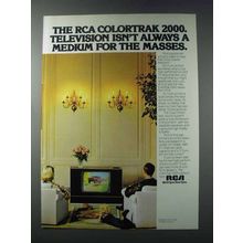 1981 RCA Colortrak 2000 Television Ad - For Masses