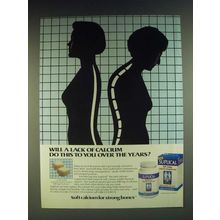 1985 Warner-Lambert Suplical Ad - Will a lack of Calcium do this to you over