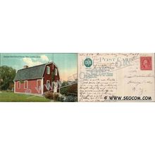 CT New London Postcard Natahan Hale School House ct_box4~2064