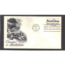 FDC Art Craft 1927 18c Alcoholism (Cachet-U/A) CV00247