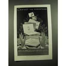 1955 Crane's Fine Papers Ad - Crane's For Christmas