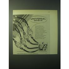 1948 Universal Geneve Watches Ad - Limited Editions