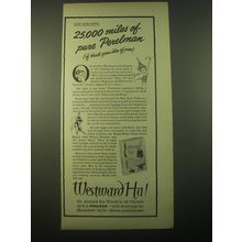 1948 Simon and Schuster Advertisement - Westward Ha! Book by S.J. Perelman