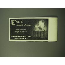 1950 Union-National Unite Double Dresser Ad