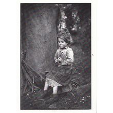 Child Camping Forest 1940s Living In Poverty Dorset Wiltshire RPC Photo Postcard