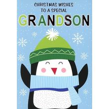 Christmas Wishes To A Special Grandson - 21407