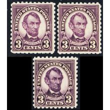 584, Mint NH 3¢ WHOLESALE GROUP OF 3 CV $180 - Stuart Katz