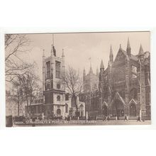 St Margaret's & Porch Westminster Abbey London Postcard J J Corbyn