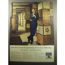 1957 Tetley Tea Ad - Teas from at least 22 plantations are in every Tetley bag