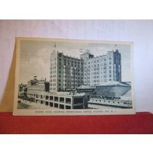 SEASIDE HOTEL, ATLANTIC CITY, NEW JERSEY, USA used postcard 1933 pm =