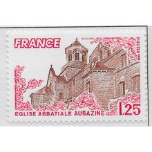 FRANCE 1978 MINT UNMOUNTED MNH TOURISM AUBAZINE ABBEY CHURCH