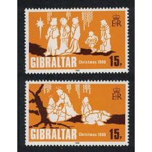 Gibraltar Christmas 2v 1980 MNH SG#442-443 Sc#399a