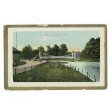 Luton, Suspension Bridge, Postcard.