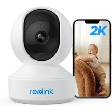REOLINK 2K Indoor Security Camera E1, Plug-In 2.4G Wireless Wifi for Baby/Pet Mo