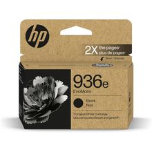 HP 936E High Yield Black Evomore Ink Cartridge for Printers | Works with Printer