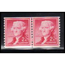 1055 2c Thomas Jefferson Almost Very Fine MNH CLP QA0019