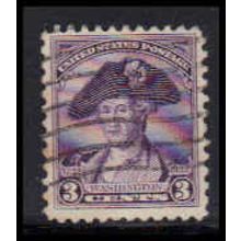 Used 708 3c George Washington Fine K0432
