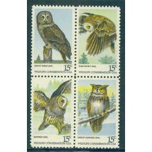 1760-1763 15c Owls Fine MNH MA1904
