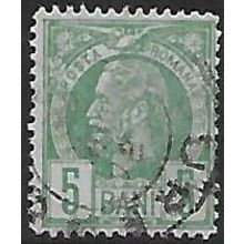 Mi 62: 5 b. green Definitive Stamp: greenish paper, no wmk., line perf. 13½