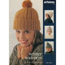 Knitting Pattern Winter Warmers 28 Designs Beanies Socks Gloves Hats 5/8/12ply