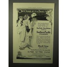 1913 Southern Pacific Steamships Ad - Old Ocean at Best