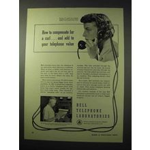 1950 Bell Telephone Ad - Compensate for A Curl